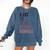 A Lot To Read At The Moment Book Reader Retro Reading Comfort Colors Sweatshirt Blue Jean