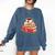 Love Book Coffee Heart Coquette Bow Valentines Day Comfort Colors Sweatshirt Blue Jean