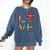 Love Books Reading Comfort Colors Sweatshirt Blue Jean