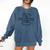 Love God Drink Coffee Read Books Book Lover Comfort Colors Sweatshirt Blue Jean