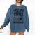 Love God Drink Coffee Read Books For Book Lovers Comfort Colors Sweatshirt Blue Jean