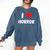 I Love Horror Heart Movies TV Show Books Writing Read Comfort Colors Sweatshirt Blue Jean