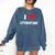 I Love Literature Heart Books Writing Reading Read Write Comfort Colors Sweatshirt Blue Jean