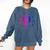 Magic Bi-Pride Book Of Cosmic Energy Comfort Colors Sweatshirt Blue Jean