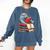 Manatee Reading Books Matching Bookworm Readers Librarian Comfort Colors Sweatshirt Blue Jean