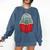 Manatee Reading Books Sea Animal Manatee Comfort Colors Sweatshirt Blue Jean Manatee Reading Books Sea Animal Manatee Comfort Colors Sweatshirt Blue Jean