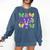 Mardi Gras Teacher Coquette Bow Pencil Apple Book Women Girl Comfort Colors Sweatshirt Blue Jean Mardi Gras Teacher Coquette Bow Pencil Apple Book Women Girl Comfort Colors Sweatshirt Blue Jean