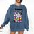 Marvel Universe Classic Dazzler Light Power Comic Book Cover Comfort Colors Sweatshirt Blue Jean