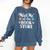 Meet Me At The Book Store Comfort Colors Sweatshirt Blue Jean
