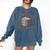 My Weekends Are Fully Booked Reading Book Lover Comfort Colors Sweatshirt Blue Jean