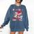 New Year New Chapter Happy New Year 2025 Book Lover Comfort Colors Sweatshirt Blue Jean