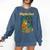 Night Owl Cozy Reading Tea Coffee Lover Bookworm Cute Comfort Colors Sweatshirt Blue Jean
