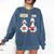 How Many Nights Reading Goose Book Lover Reader Comfort Colors Sweatshirt Blue Jean