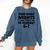 How Many Nights A Week Should You Be Reading 6-7 Book Lover Comfort Colors Sweatshirt Blue Jean
