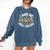 I Have No Shelf Control Witty Book Lover Artwork Comfort Colors Sweatshirt Blue Jean