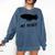 No Ticket Jones 80's Nostalgia Comfort Colors Sweatshirt Blue Jean