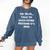 No WiFi Talk To Each Other – Retro 90s Nostalgia Comfort Colors Sweatshirt Blue Jean