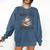 North Pole Book Club Hot Cocoa Served Daily Librarian Xmas Comfort Colors Sweatshirt Blue Jean