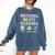 Nothing Beats Reading Book Librarian Across America Kids Comfort Colors Sweatshirt Blue Jean