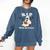 October Reading And Library Awareness Books And Boos Comfort Colors Sweatshirt Blue Jean