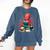 Octopus Reading Books Tea Coffee Comfort Colors Sweatshirt Blue Jean