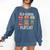 Old School Playlist Nostalgia Vibes Cassette Comfort Colors Sweatshirt Blue Jean
