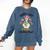Oops I Got Another Book Cute Goose Librarian Reading Teacher Comfort Colors Sweatshirt Blue Jean