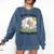 Oops I Bought Another Book Duck Sunshine Comfort Colors Sweatshirt Blue Jean