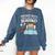 Orange Cat Reading Book 67 Six Seven Meme Comfort Colors Sweatshirt Blue Jean