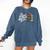 The Original Handheld Device Book Fair Book Lover Comfort Colors Sweatshirt Blue Jean