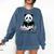 Panda Reading Chapter Books Comfort Colors Sweatshirt Blue Jean Panda Reading Chapter Books Comfort Colors Sweatshirt Blue Jean