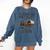 Be Patient With Me I'm From The 1900s Horse-Drawn Wagon Comfort Colors Sweatshirt Blue Jean