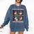 Penguin Love Reading And Penguins Child Book Lover Comfort Colors Sweatshirt Blue Jean