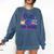 Plan For Today Coffee Yarn Books Sewing Knitter Knitting Comfort Colors Sweatshirt Blue Jean