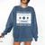 Please Be Patient I'm From The 1900s Cowboy Saying Comfort Colors Sweatshirt Blue Jean