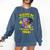 Please Be Patient I'm From The 1900s Dragon Men Women Premium Tri-Blend Comfort Colors Sweatshirt Blue Jean