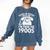 Please Be Patient With Me I'm From The 1900s Premium Tri-Blend Comfort Colors Sweatshirt Blue Jean