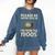 Please Be Patient With Me I'm From The 1900s Television Set Comfort Colors Sweatshirt Blue Jean