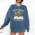 Plot Twist I'm Pregnant Literary Pregnancy Announcement Book Comfort Colors Sweatshirt Blue Jean