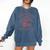 Poolside Book Club Summer Reading Book Lover Swimming Shirt Men Women Comfort Colors Sweatshirt Blue Jean