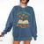Pregnancy Announcement Book Lover Reveal Pregnant Comfort Colors Sweatshirt Blue Jean