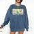 Preppy 100 Days Of School Goose Coffee Books Teacher Life Comfort Colors Sweatshirt Blue Jean Preppy 100 Days Of School Goose Coffee Books Teacher Life Comfort Colors Sweatshirt Blue Jean