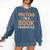Pretend I'm A Book Character Comfort Colors Sweatshirt Blue Jean