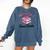 Pretty Girls Read Books Bookworm Book Lover Teacher Comfort Colors Sweatshirt Blue Jean