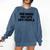 PRO Books PRO Cats Anti People Comfort Colors Sweatshirt Blue Jean