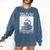 PROUDLY ANTI-SOCIAL MEMBER OF THE Introverted Book Club Comfort Colors Sweatshirt Blue Jean PROUDLY ANTI-SOCIAL MEMBER OF THE Introverted Book Club Comfort Colors Sweatshirt Blue Jean