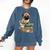 Pug Dog Reading Book Coffee Read Books Be Kind Stay Weird Comfort Colors Sweatshirt Blue Jean