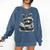 Raccoon With Book Cute Raccoons Reading Books Comfort Colors Sweatshirt Blue Jean