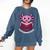I Read Banned Books Axolotl Reading Comfort Colors Sweatshirt Blue Jean