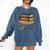 Read Blue Liberty Books July 4th Independence Comfort Colors Sweatshirt Blue Jean